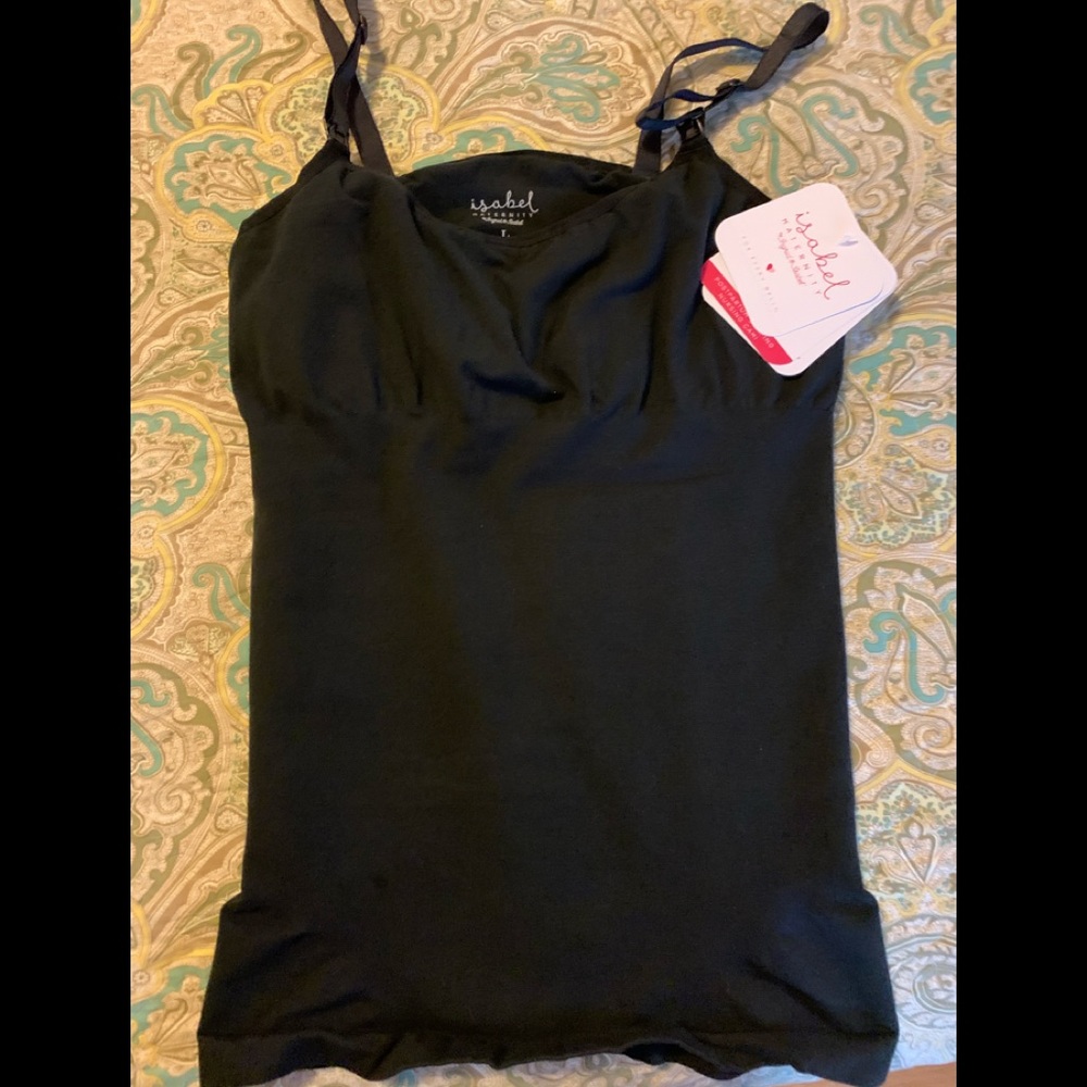Isabel maternity nursing compression tank L NWT
